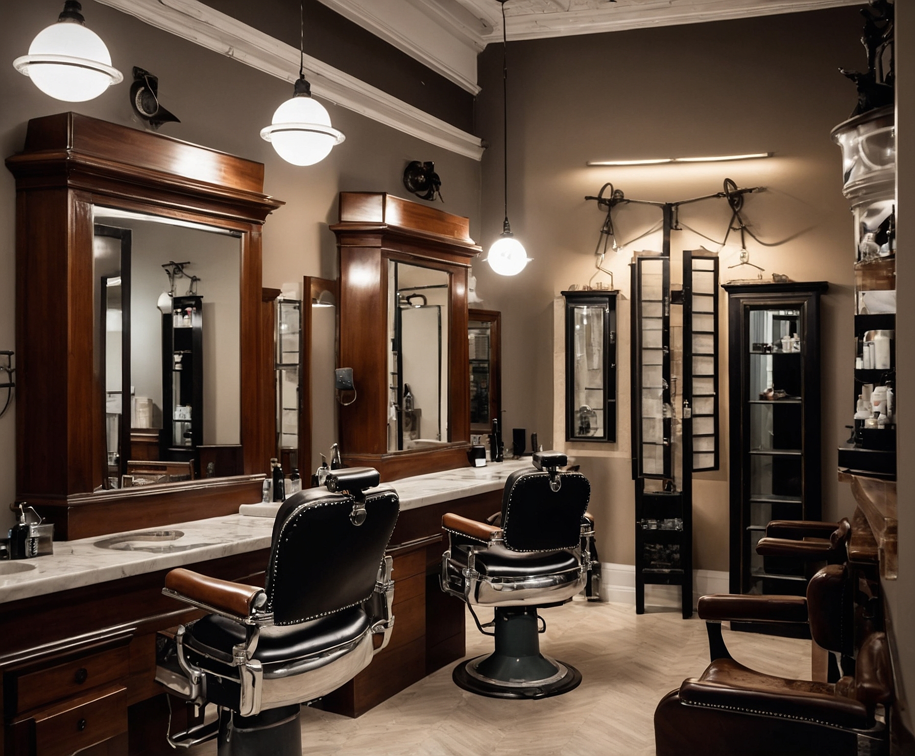 Transformación de estilo clásico y moderno en barbería